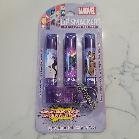♥️5 For $25 NEW MARVEL Lip Smaker  Heroes Chapsrick set of 3 packs total 9 chap… - Picture 3 of 9